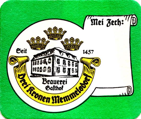 memmelsdorf ba-by drei kronen recht 1a (180-brauerei gasthof)